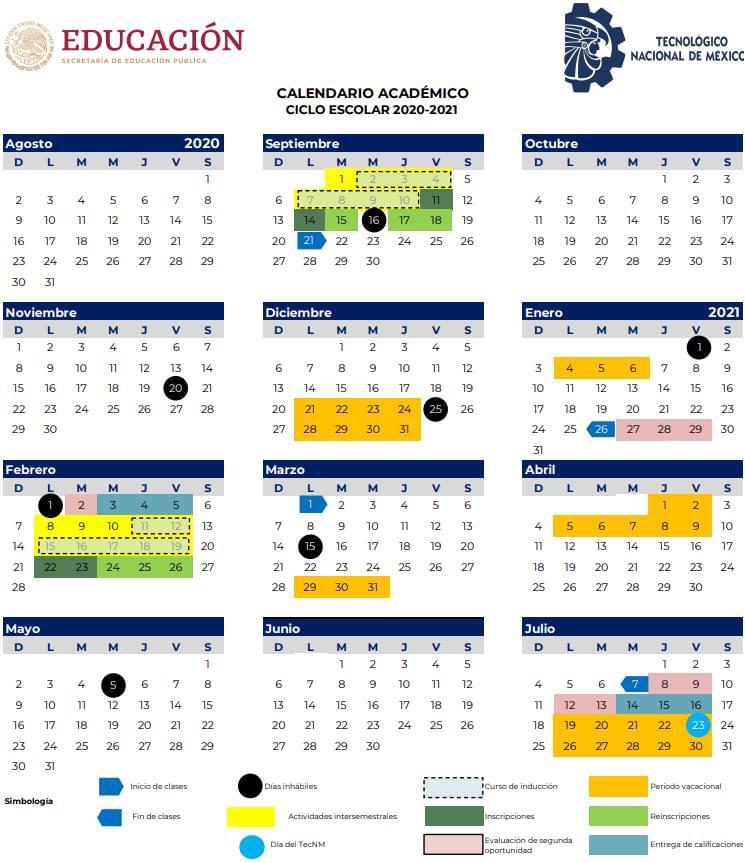 INJ-1011 EDT: Calendario Escolar